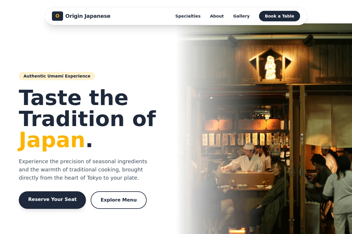 Origin Japanese Food